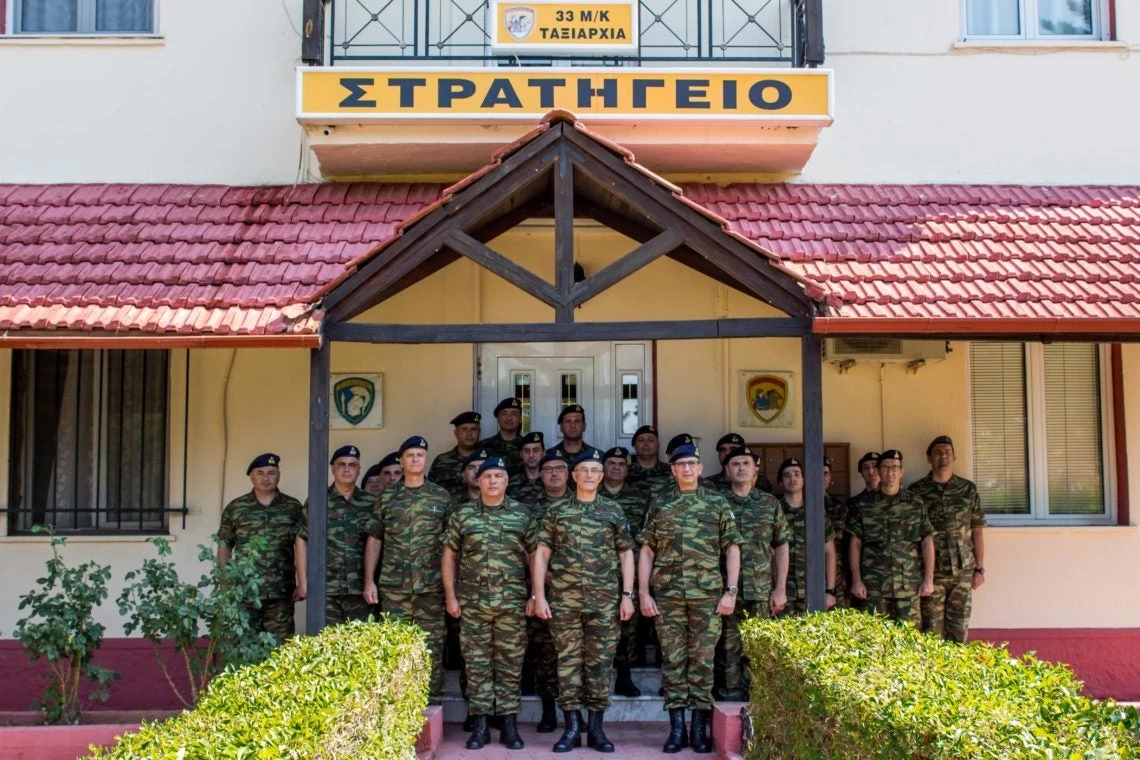 Επίσκεψη του Αρχηγού ΓΕΣ, Αντιστράτηγου Γεωργίου Καμπά, στην περιοχή ευθύνης του Γ΄ Σώματος Στρατού-Εικόνες